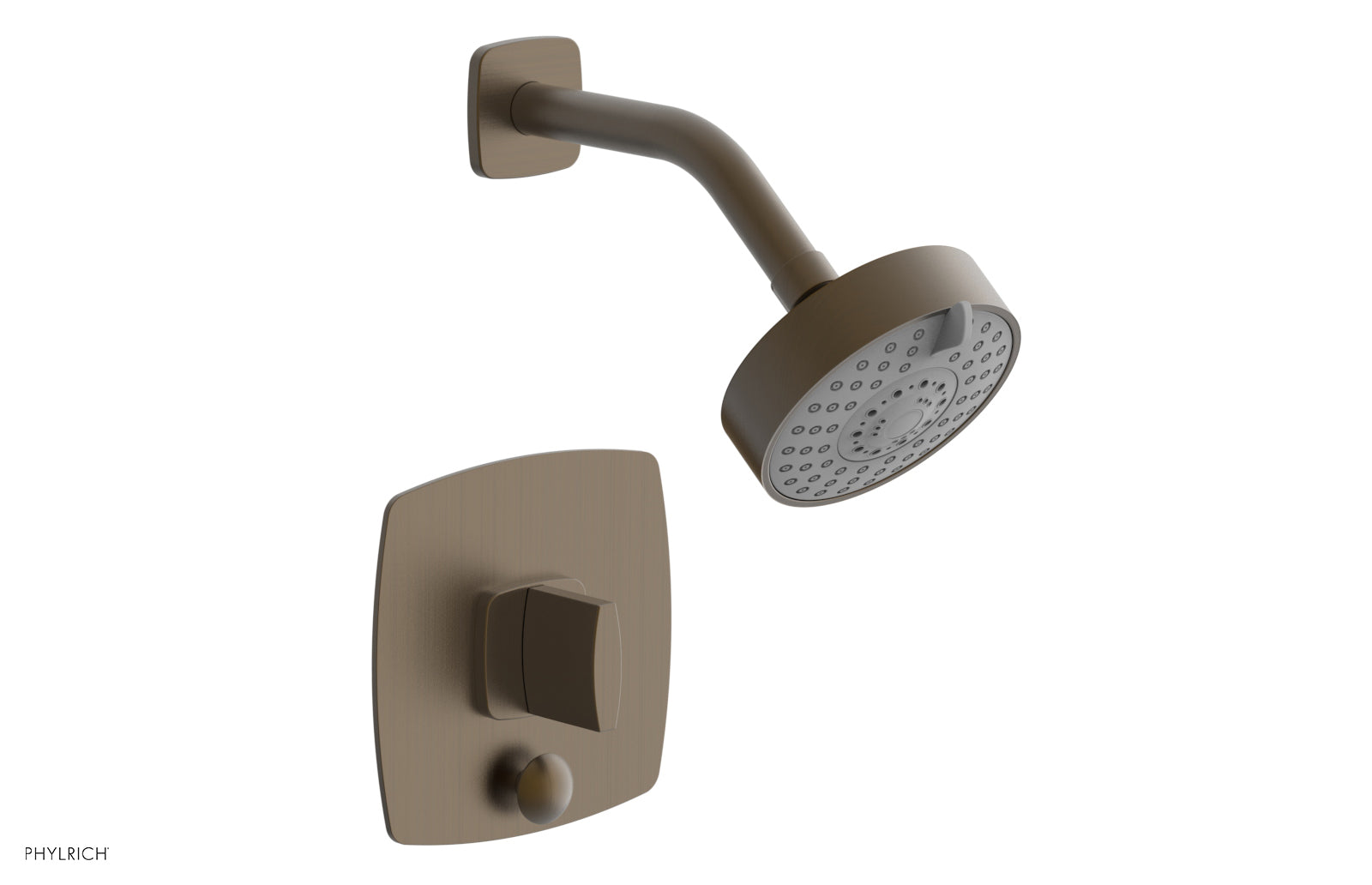 Phylrich RADI Pressure Balance Shower and Diverter Set (Less Spout), Blade Handle