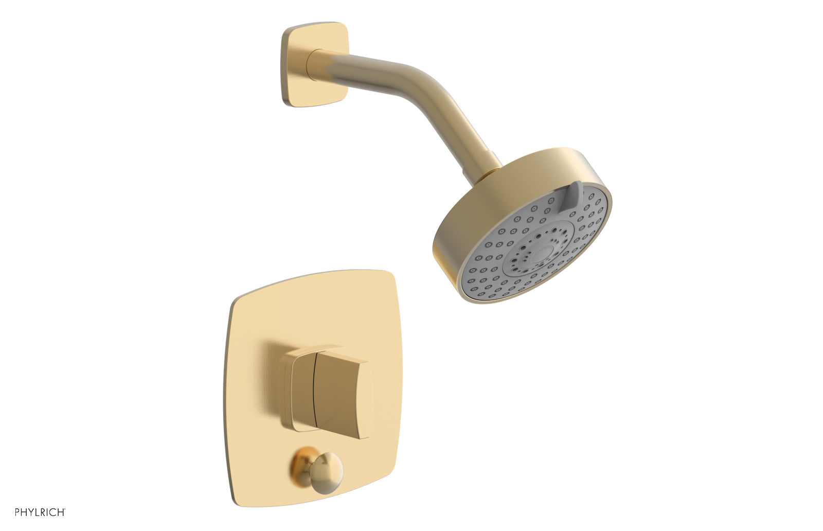 Phylrich RADI Pressure Balance Shower and Diverter Set (Less Spout), Blade Handle