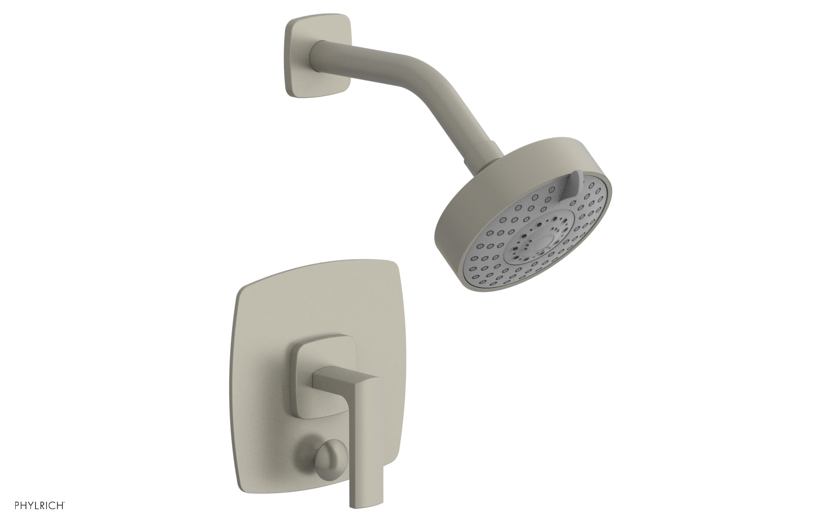 Phylrich RADI Pressure Balance Shower and Diverter Set (Less Spout), Lever Handle