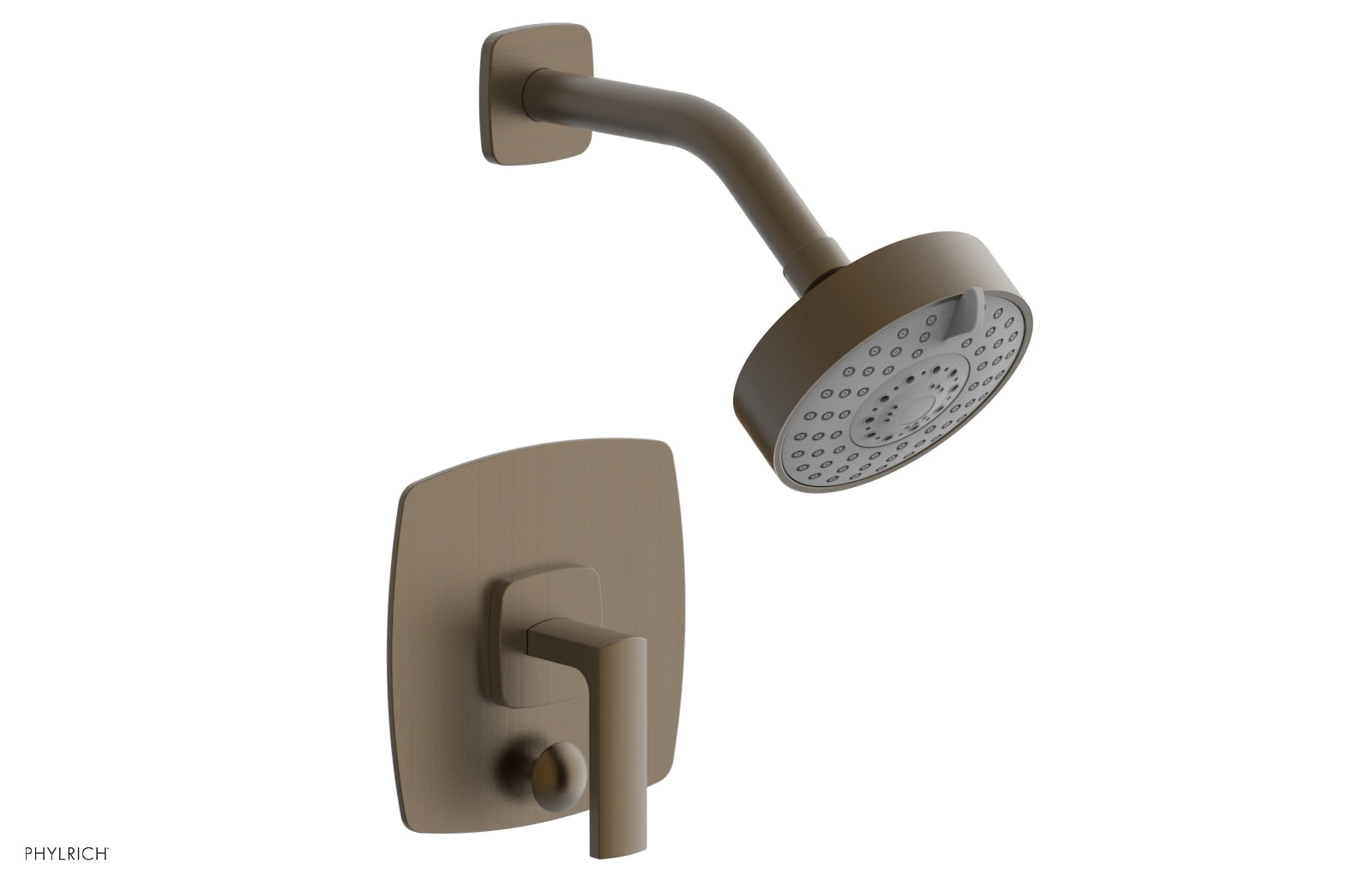 Phylrich RADI Pressure Balance Shower and Diverter Set (Less Spout), Lever Handle
