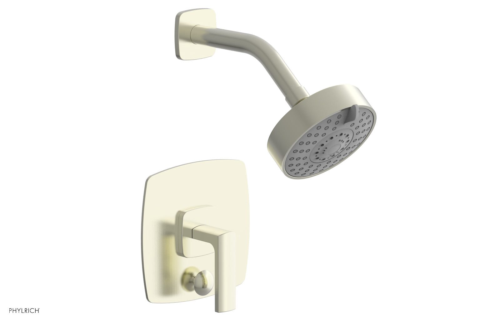 Phylrich RADI Pressure Balance Shower and Diverter Set (Less Spout), Lever Handle