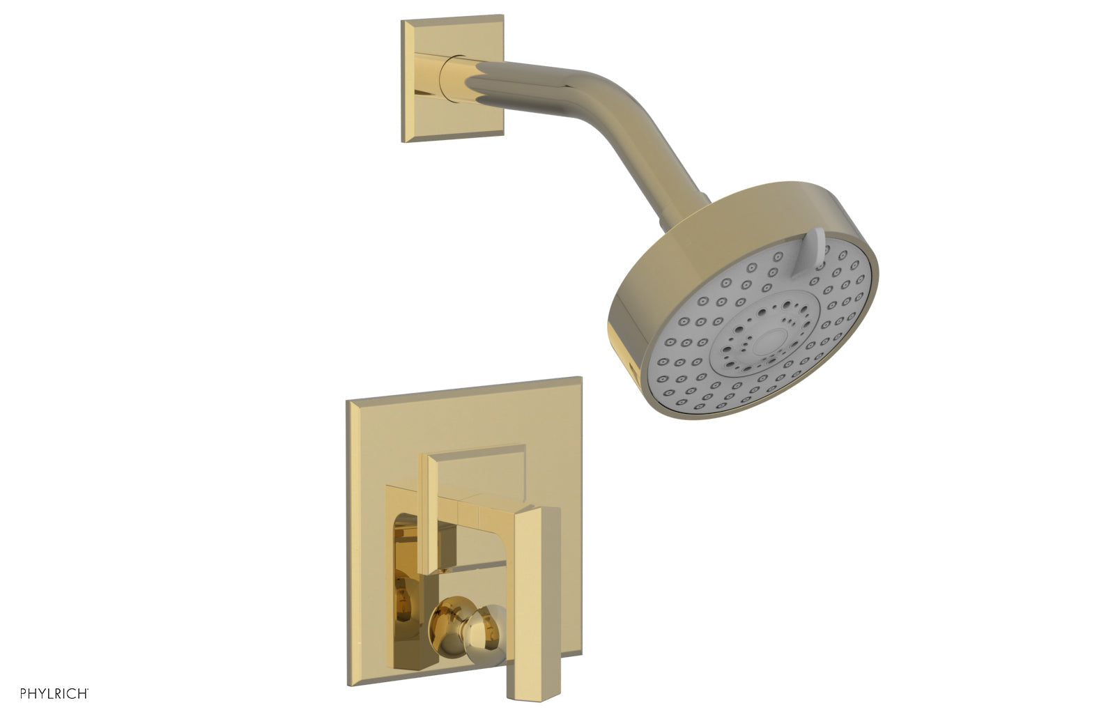 Phylrich DIAMA Pressure Balance Shower and Diverter Set (Less Spout), Lever Handle