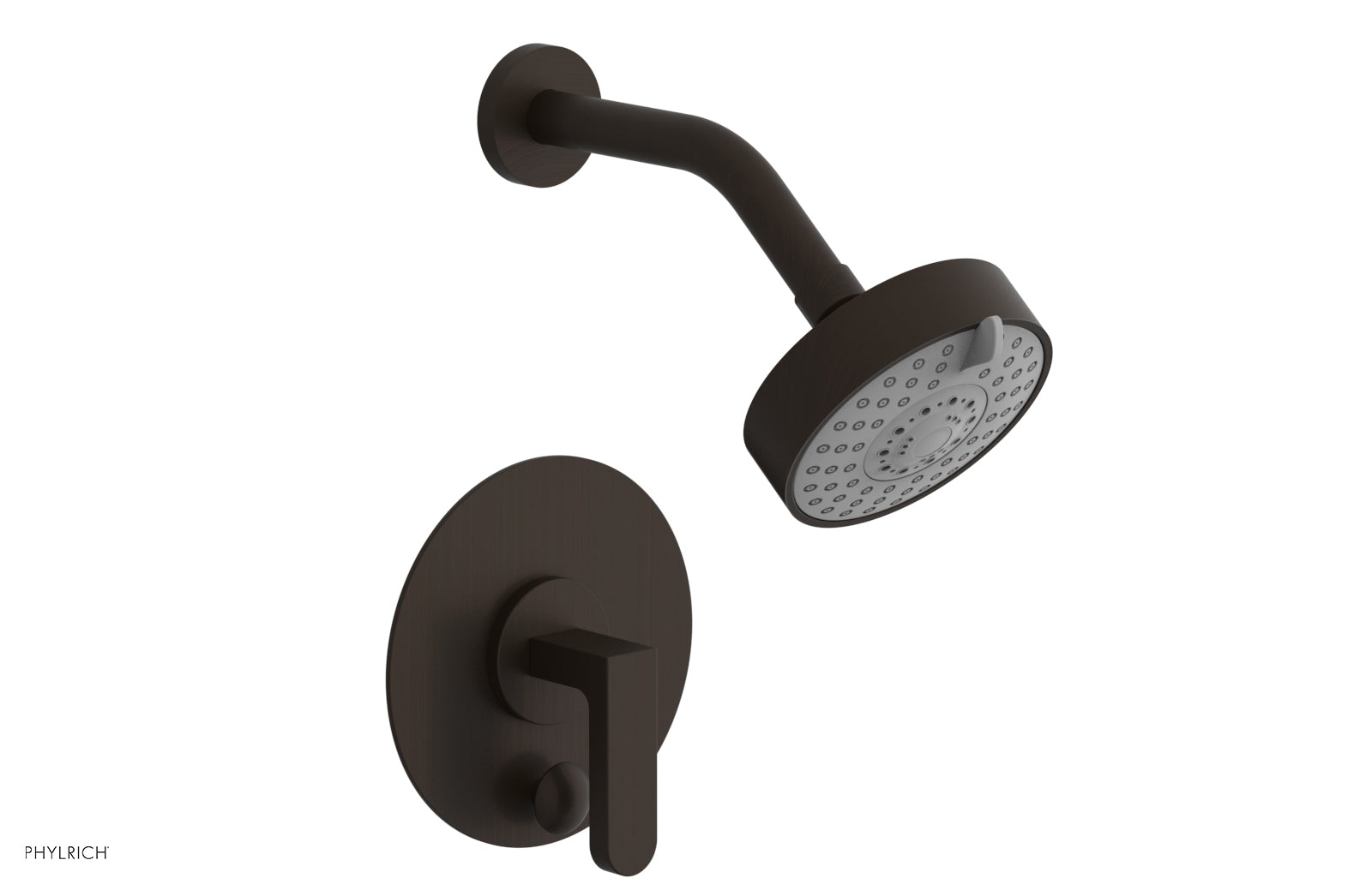 Phylrich ROND Pressure Balance Shower and Diverter Set (Less Spout), Lever Handle
