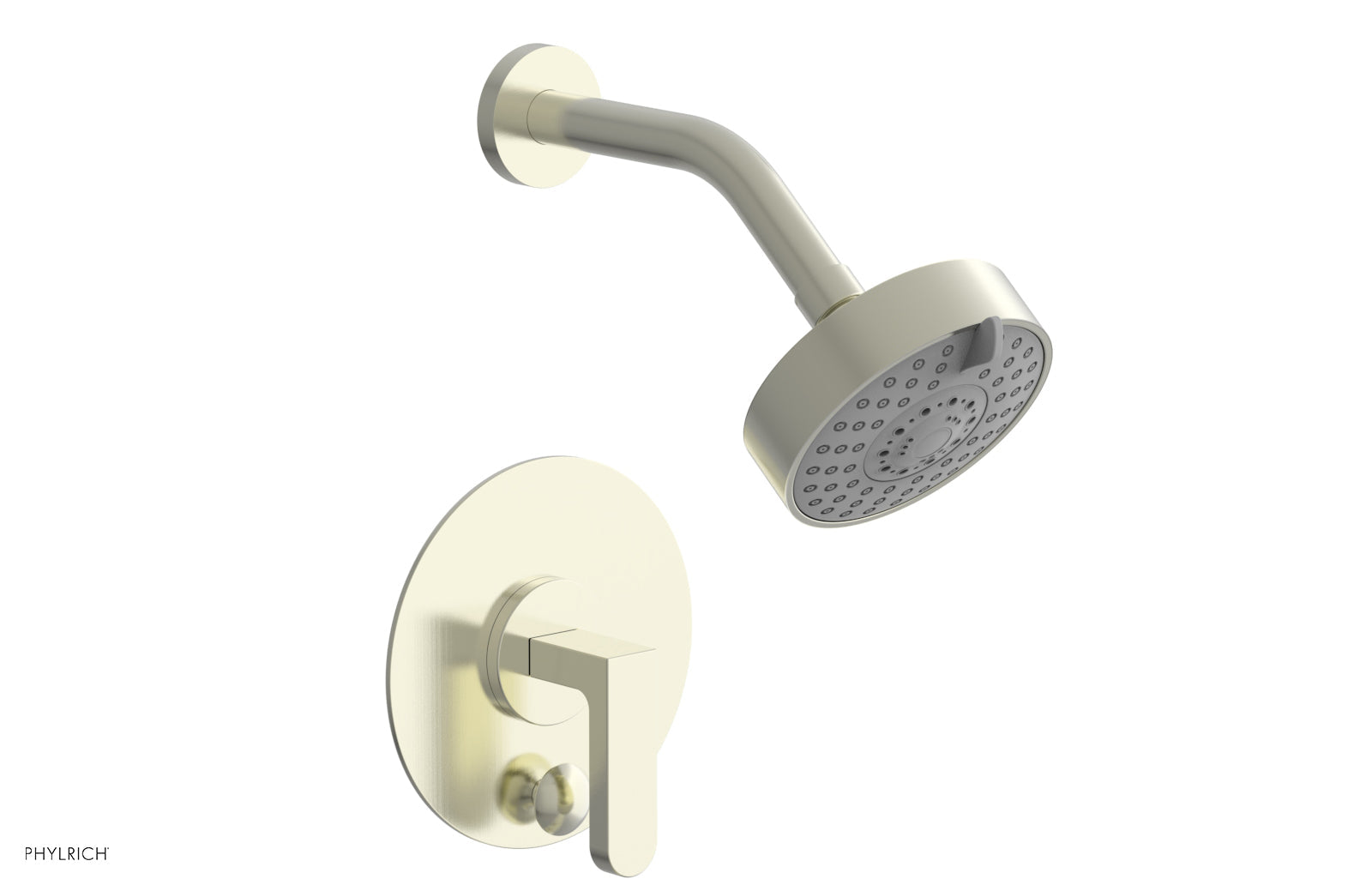 Phylrich ROND Pressure Balance Shower and Diverter Set (Less Spout), Lever Handle