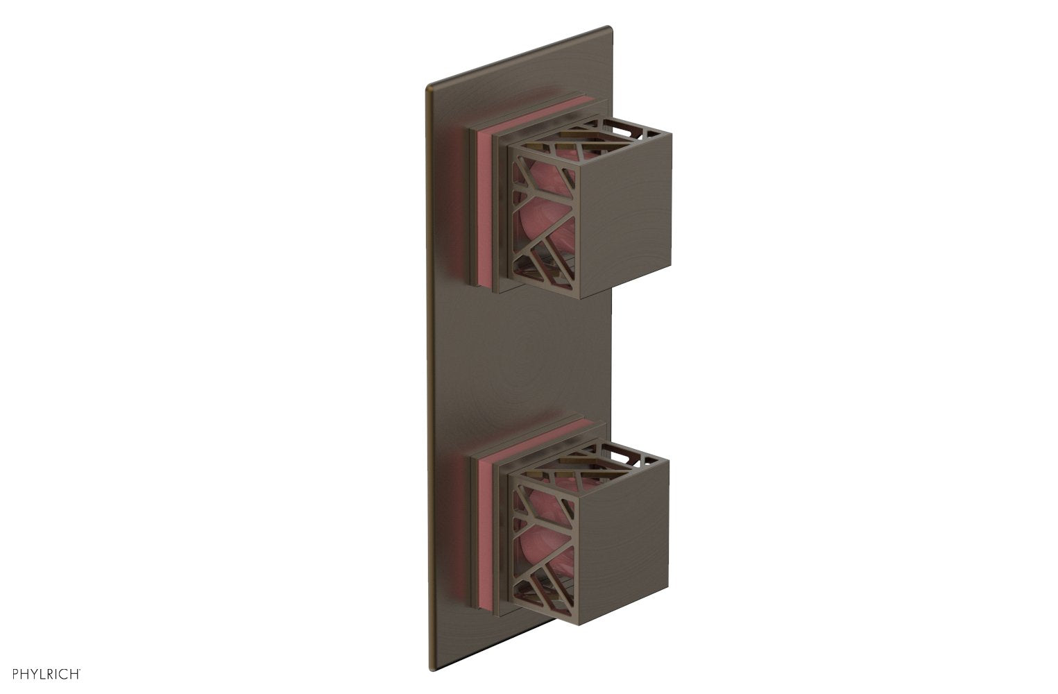 Phylrich JOLIE Thermostatic Valve with Volume Control or Diverter with "Pink" Accents