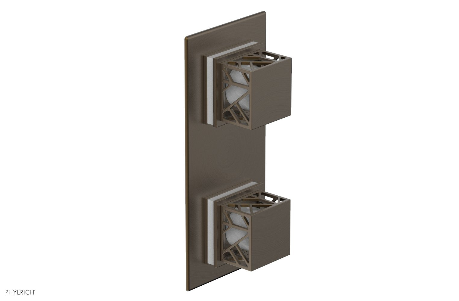 Phylrich JOLIE Thermostatic Valve with Volume Control or Diverter with "White" Accents