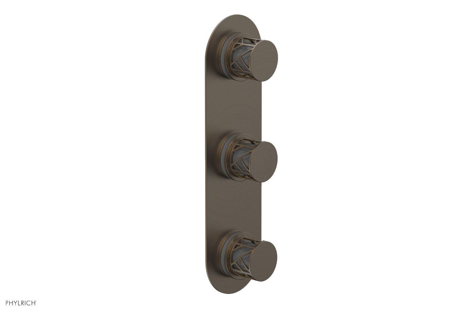 Phylrich JOLIE Thermostatic Valve with Two Volume Control with "Grey" Accents