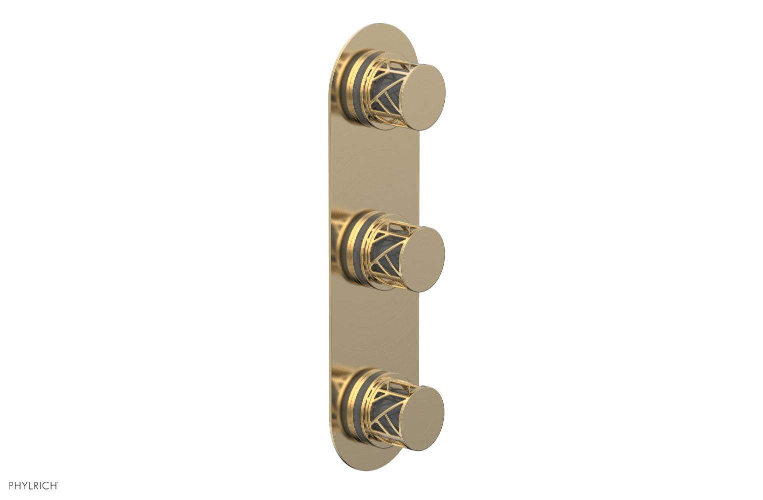 Phylrich JOLIE Thermostatic Valve with Two Volume Control with "Grey" Accents