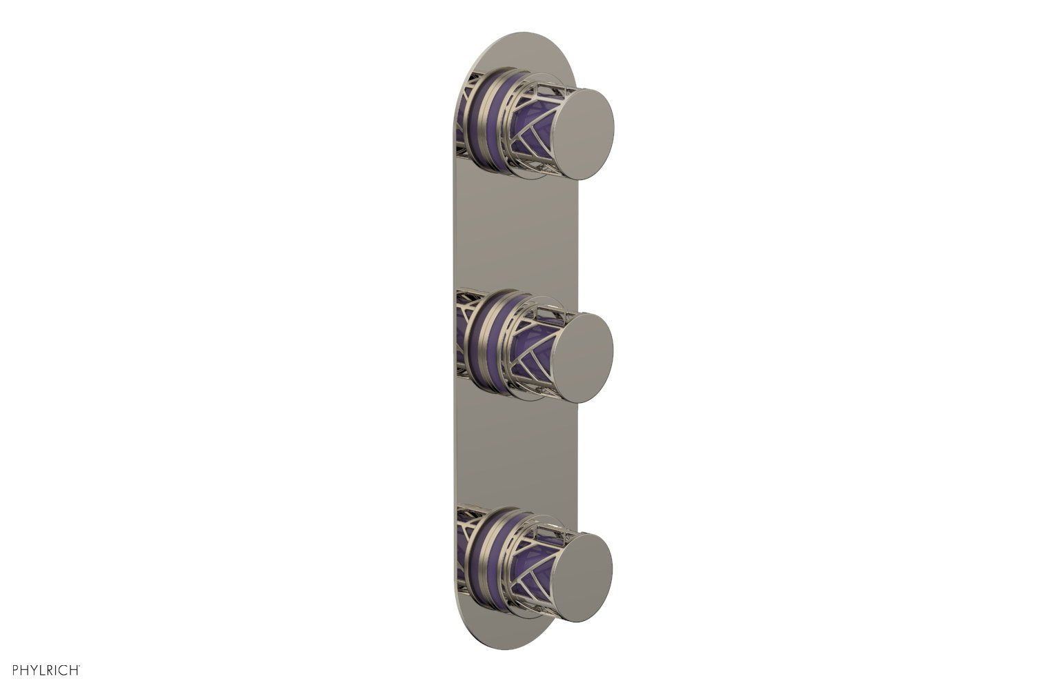 Phylrich JOLIE Thermostatic Valve with Two Volume Control with "Purple" Accents