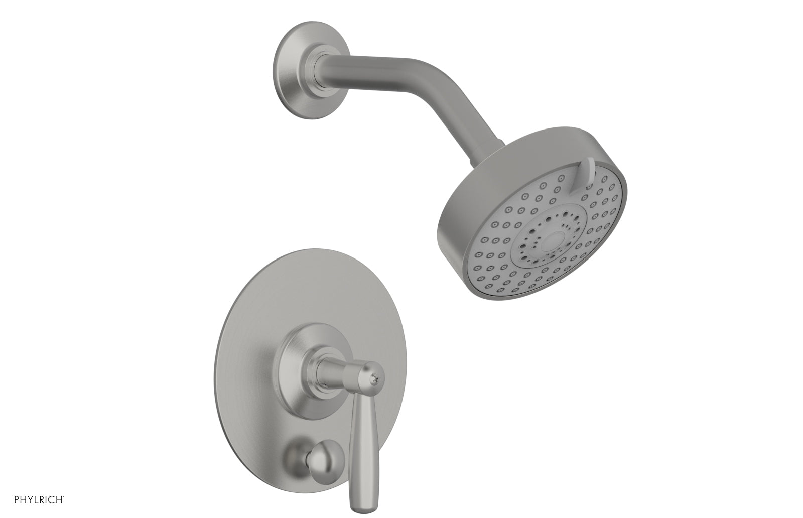 Phylrich WORKS Pressure Balance Shower and Diverter Set (Less Spout), Lever Handle