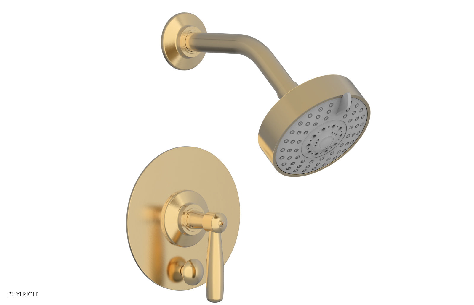 Phylrich WORKS Pressure Balance Shower and Diverter Set (Less Spout), Lever Handle