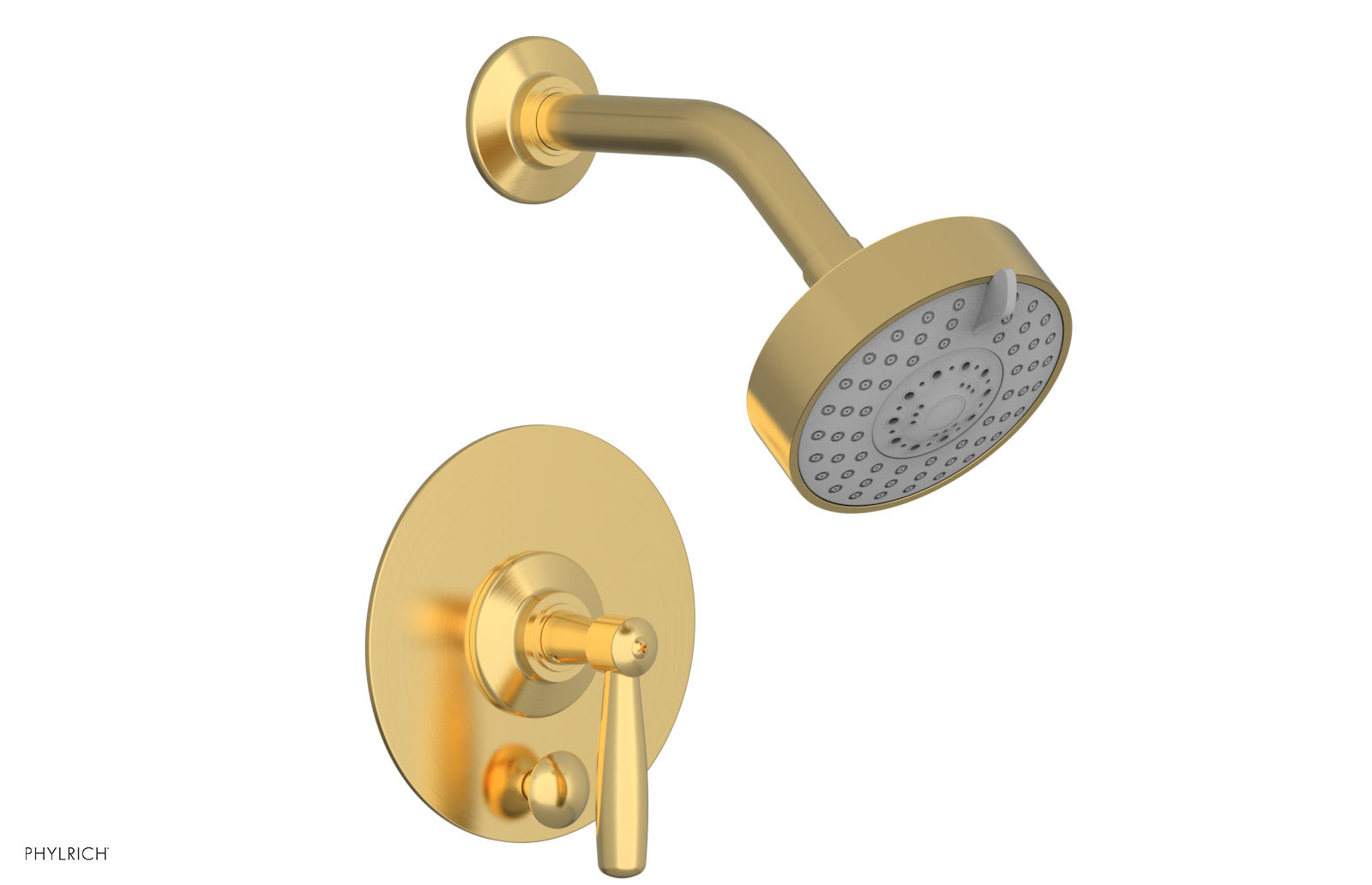 Phylrich WORKS Pressure Balance Shower and Diverter Set (Less Spout), Lever Handle