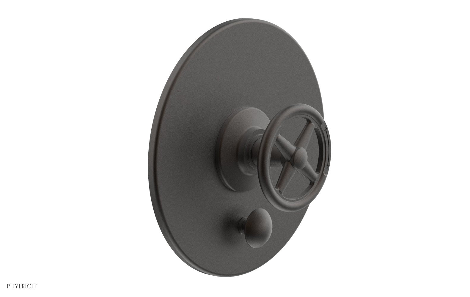 Phylrich WORKS Pressure Balance Shower Plate with Diverter and Handle Trim Set