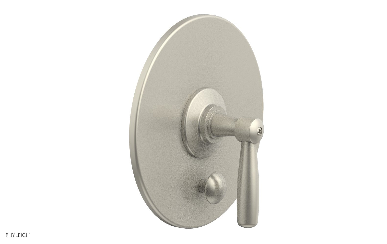 Phylrich WORKS Pressure Balance Shower Plate with Diverter and Handle Trim Set