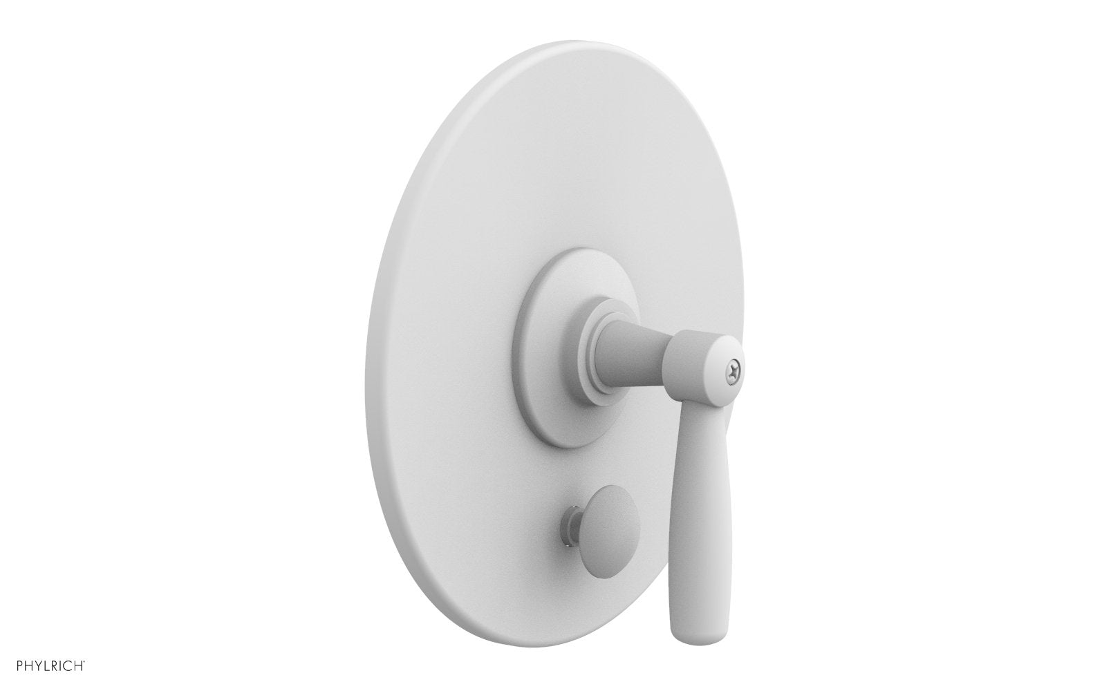 Phylrich WORKS Pressure Balance Shower Plate with Diverter and Handle Trim Set