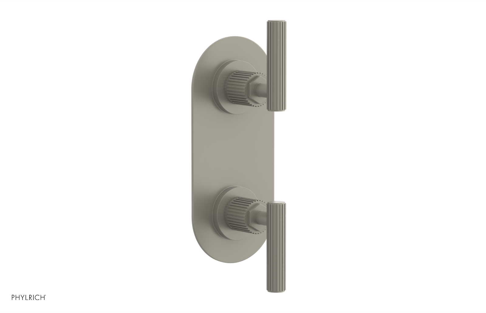 Phylrich Dustrie Grooved Thermostatic Valve with Volume Control Or Diverter