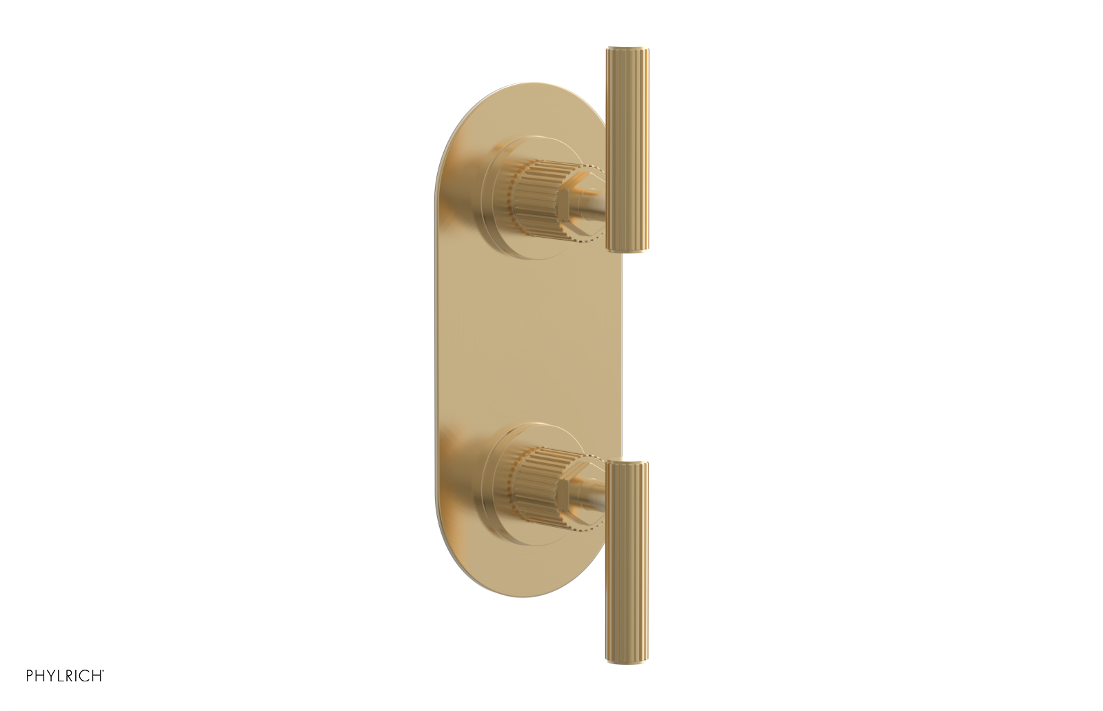Phylrich Dustrie Grooved Thermostatic Valve with Volume Control Or Diverter