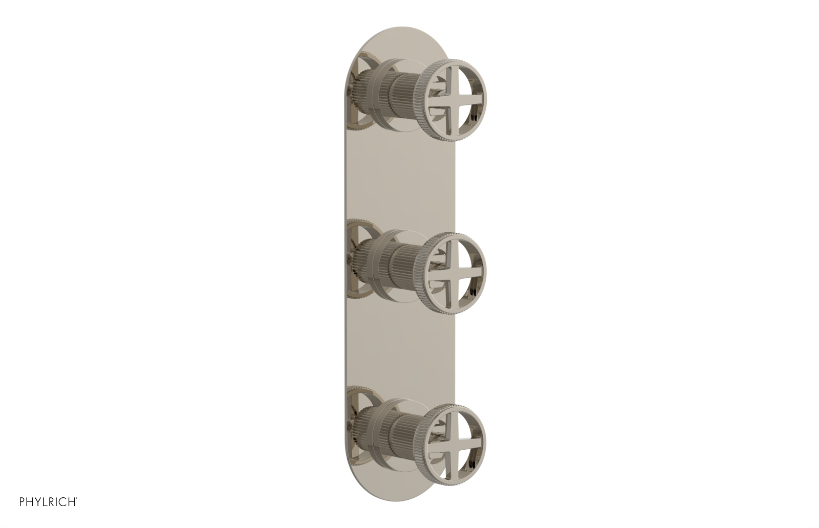 Phylrich Dustrie Grooved Thermostatic Valve with Two Volume Control