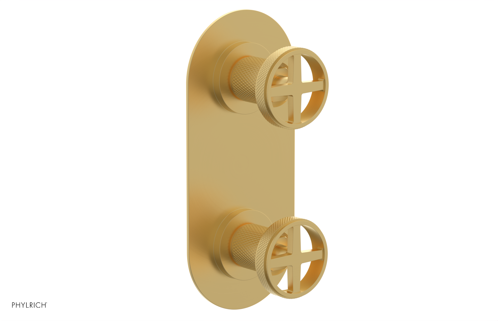 Phylrich Dustrie Knurled Thermostatic Valve with Volume Control Or Diverter