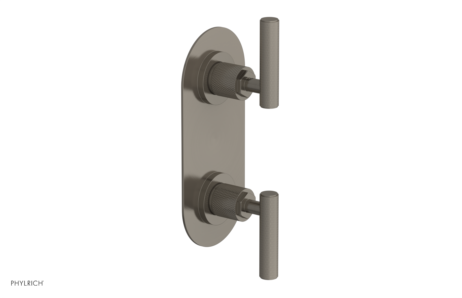 Phylrich Dustrie Knurled Thermostatic Valve with Volume Control Or Diverter