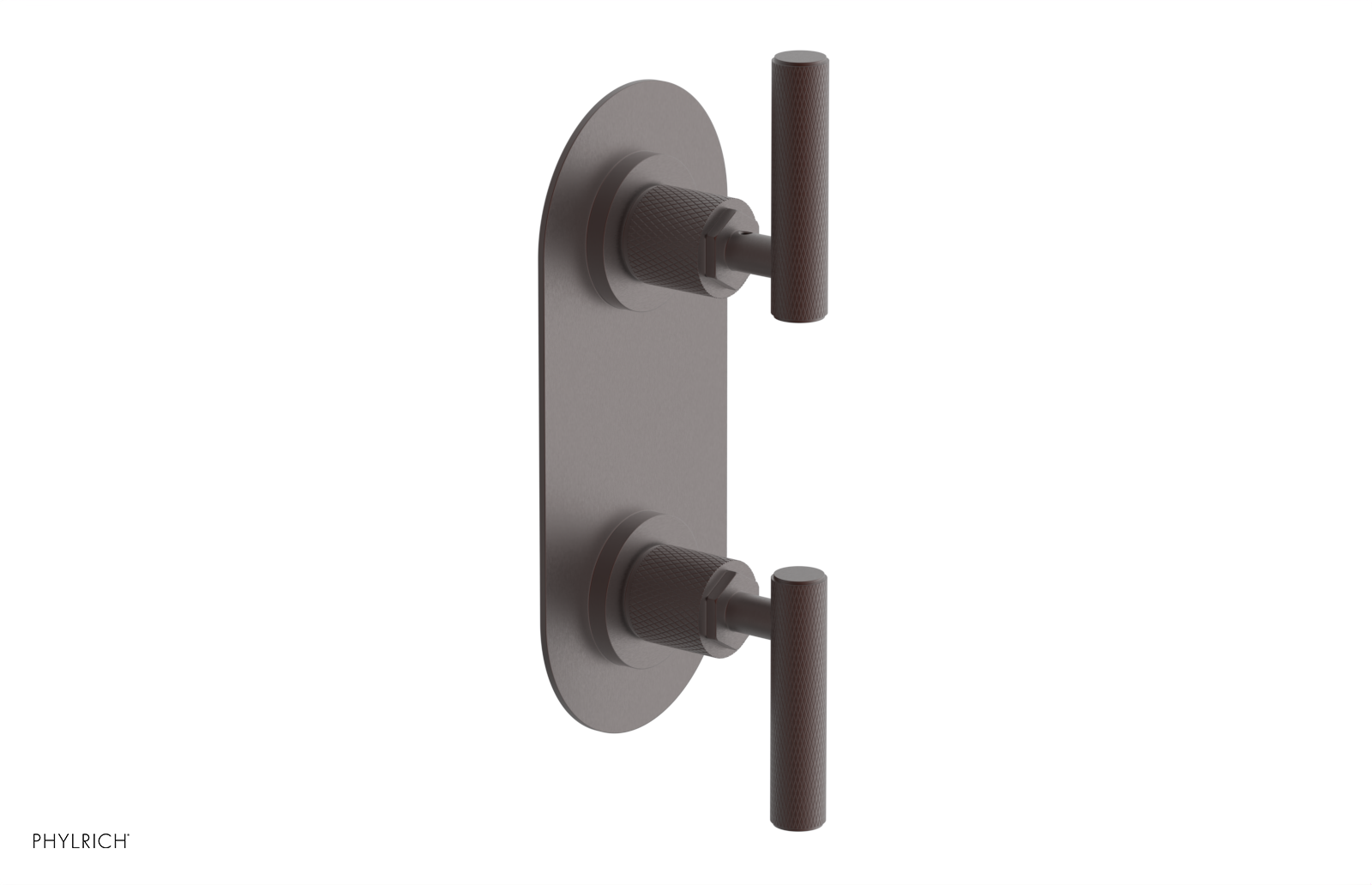 Phylrich Dustrie Knurled Thermostatic Valve with Volume Control Or Diverter