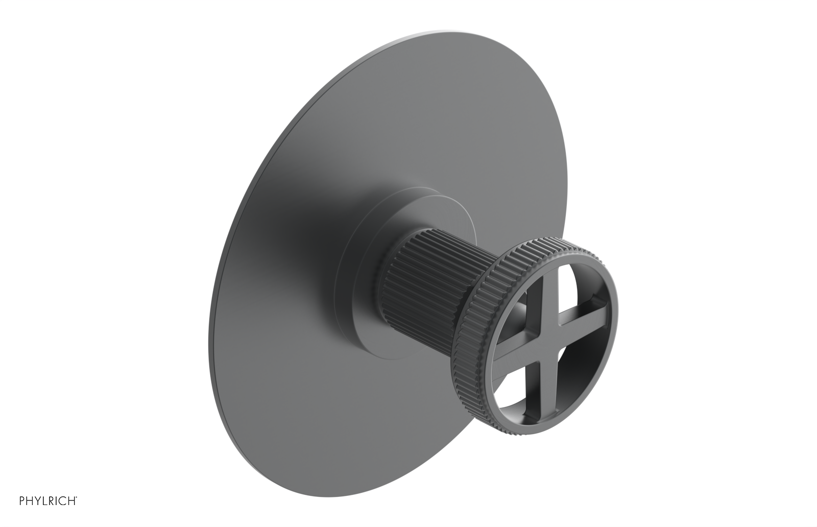 Phylrich Dustrie Grooved Thermostatic or Pressure Balance Shower Plate and Handle Trim