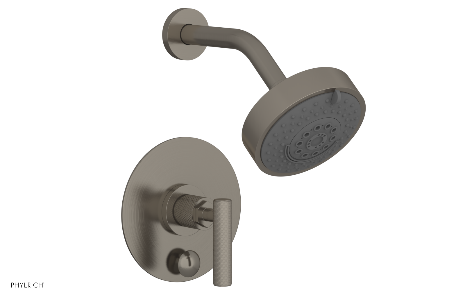 Phylrich Dustrie Pressure Balance Shower and Diverter Set with Lever Handle