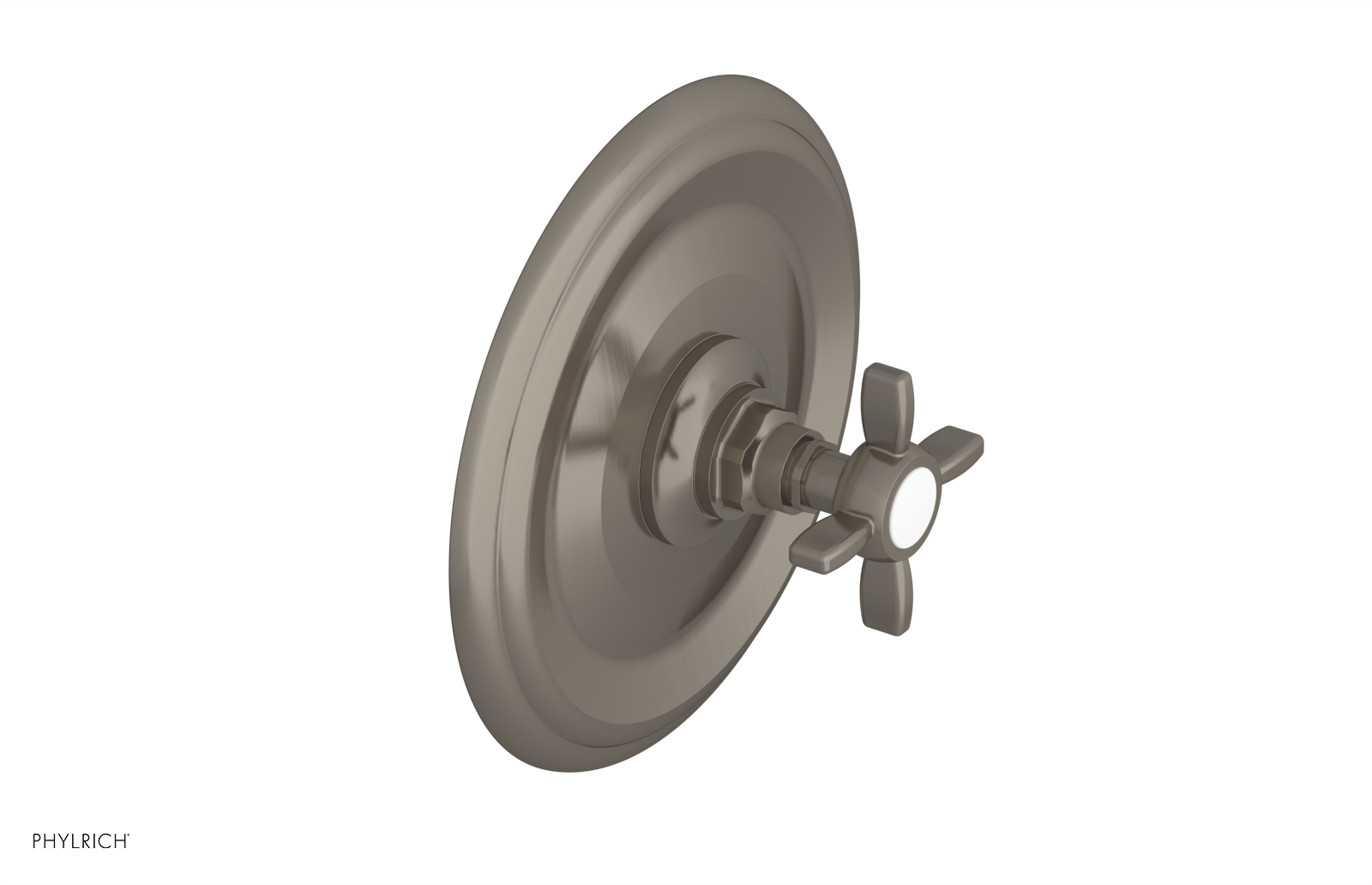 Phylrich Jamestown Thermostatic or Pressure Balance Shower Plate and Handle Trim