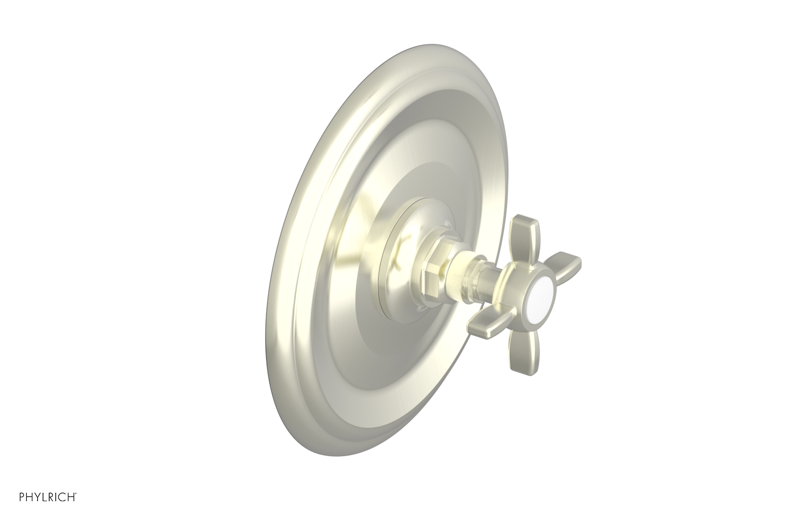 Phylrich Jamestown Thermostatic or Pressure Balance Shower Plate and Handle Trim