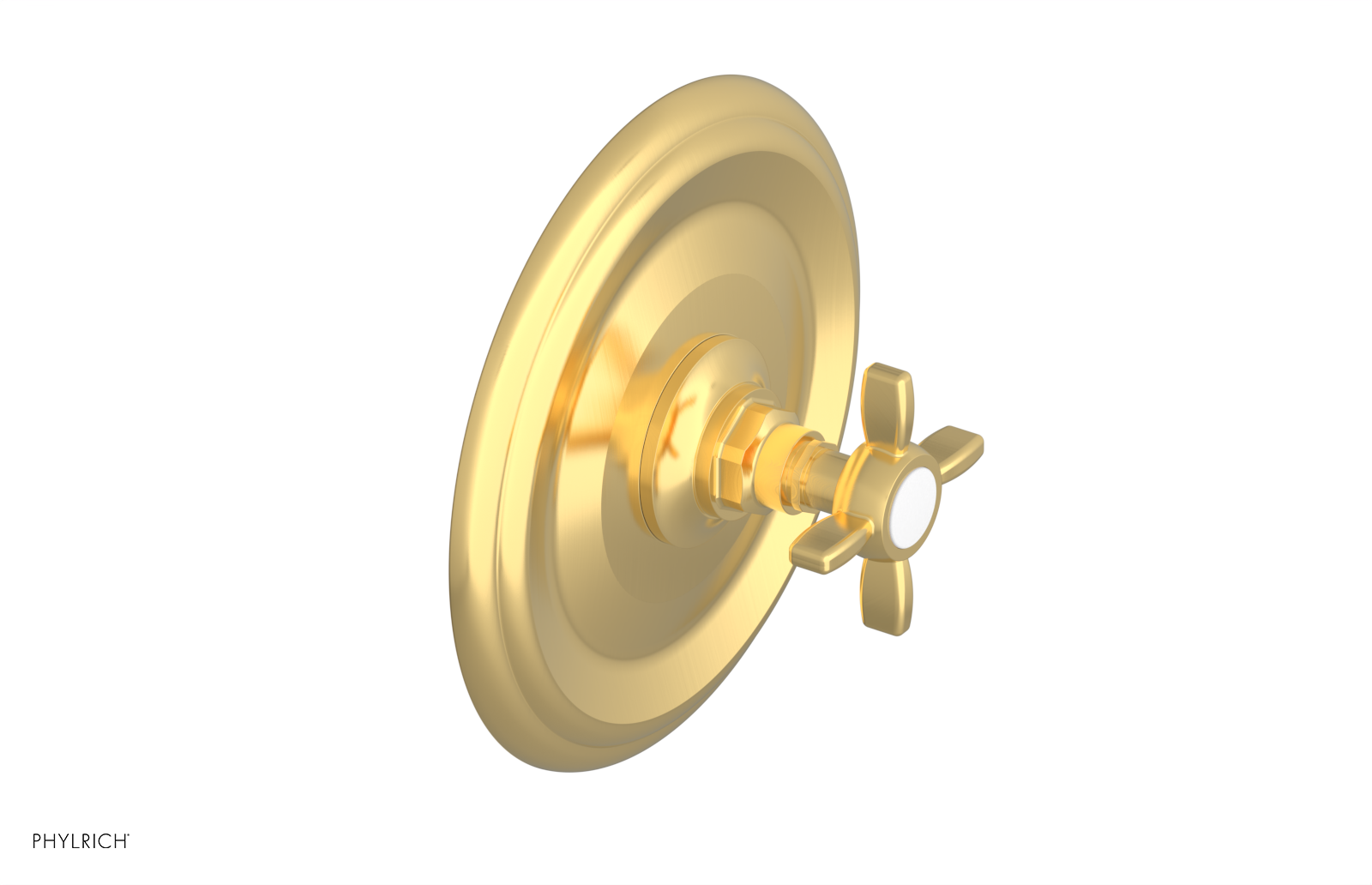 Phylrich Jamestown Thermostatic or Pressure Balance Shower Plate and Handle Trim