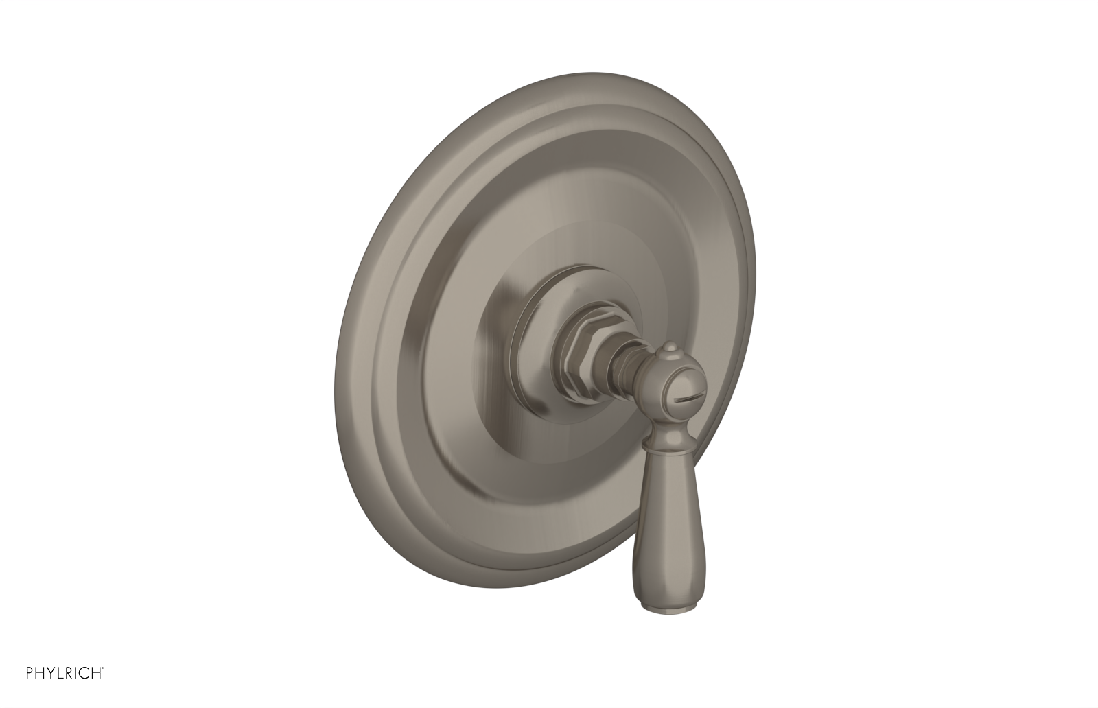 Phylrich Jamestown Thermostatic or Pressure Balance Shower Plate and Handle Trim