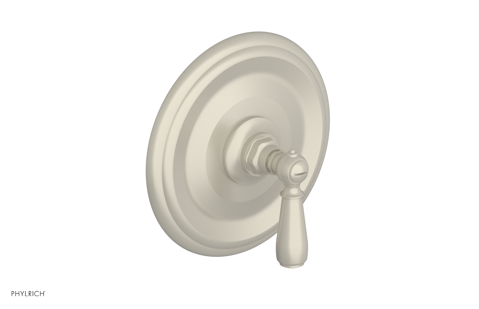 Phylrich Jamestown Thermostatic or Pressure Balance Shower Plate and Handle Trim