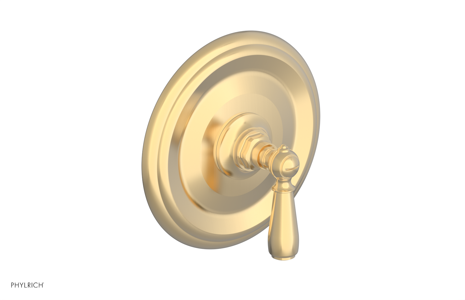 Phylrich Jamestown Thermostatic or Pressure Balance Shower Plate and Handle Trim