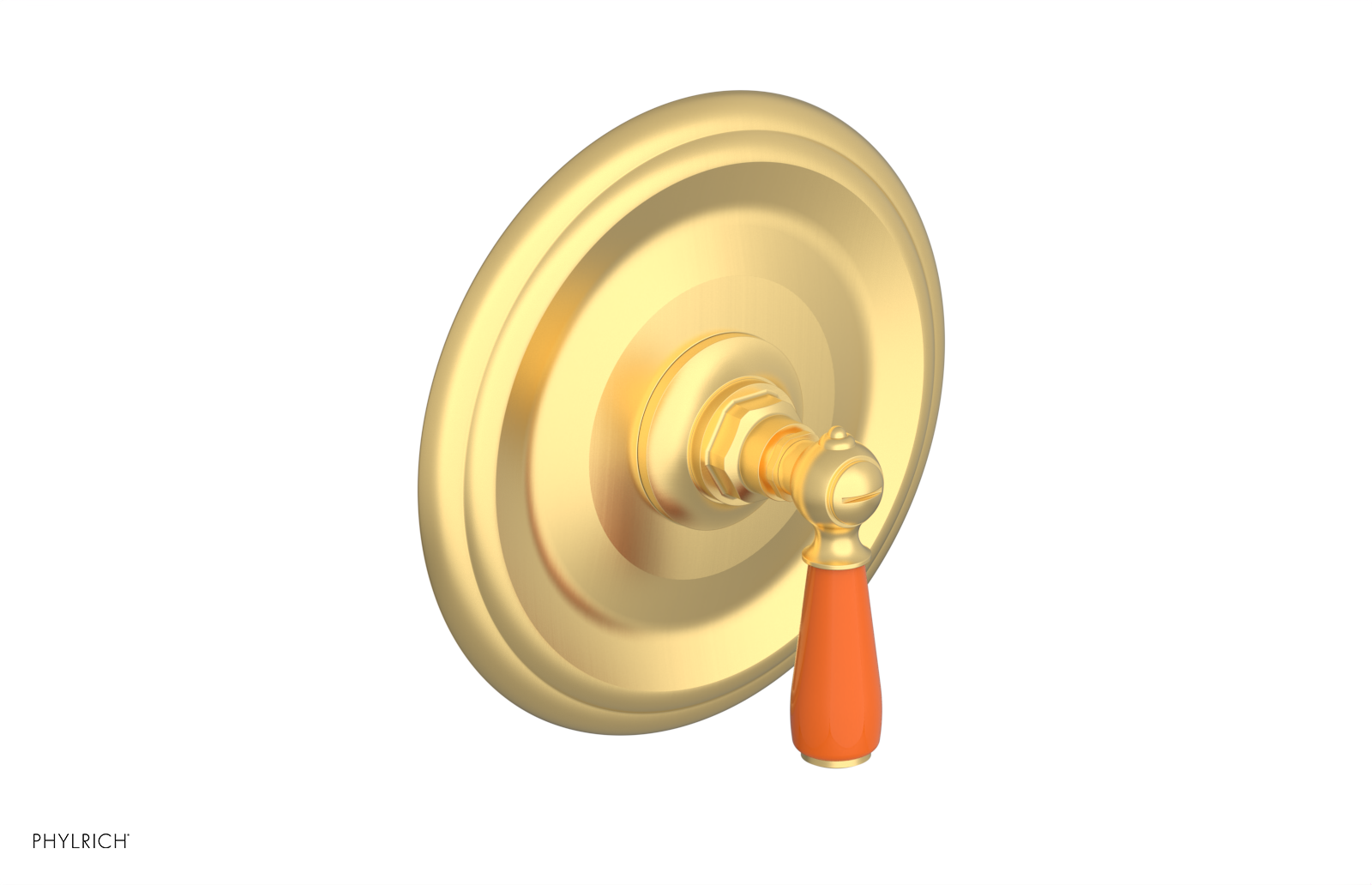 Phylrich Jamestown Thermostatic or Pressure Balance Shower Plate and Handle Trim