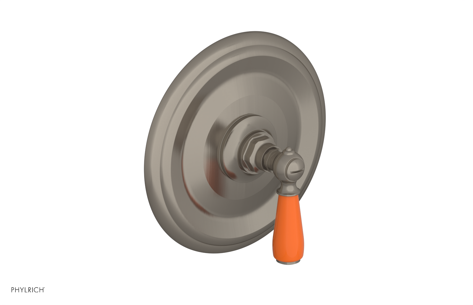 Phylrich Jamestown Thermostatic or Pressure Balance Shower Plate and Handle Trim