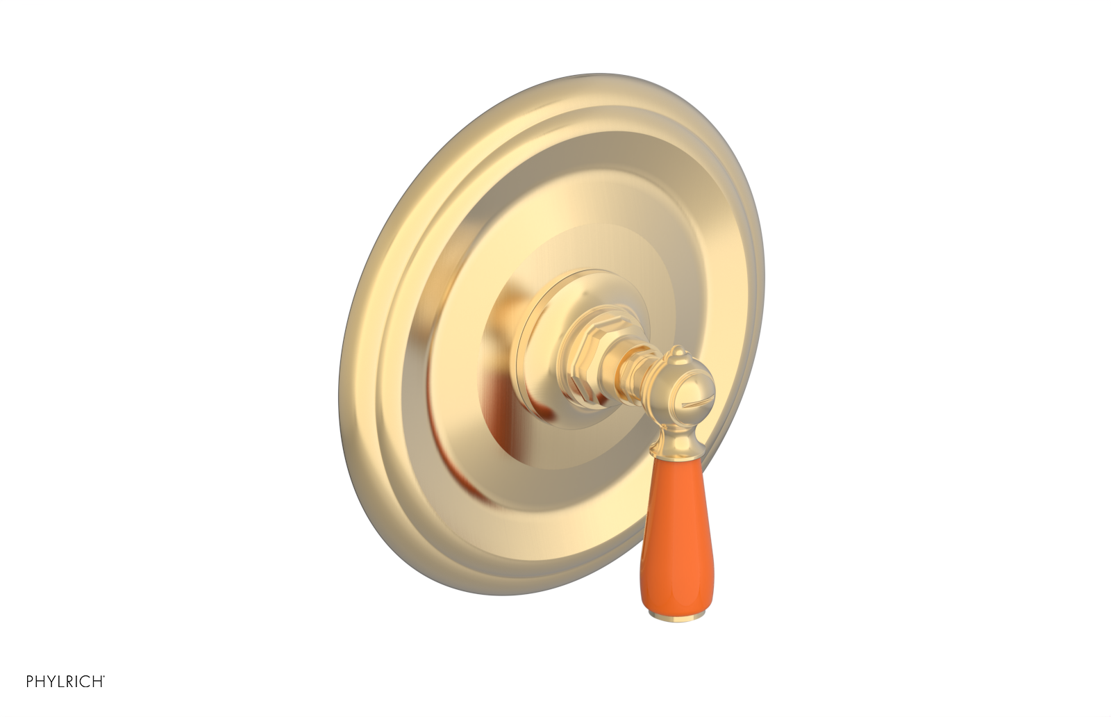 Phylrich Jamestown Thermostatic or Pressure Balance Shower Plate and Handle Trim