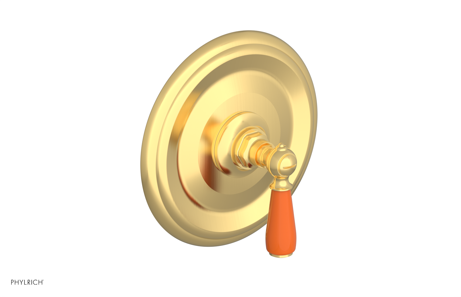 Phylrich Jamestown Thermostatic or Pressure Balance Shower Plate and Handle Trim