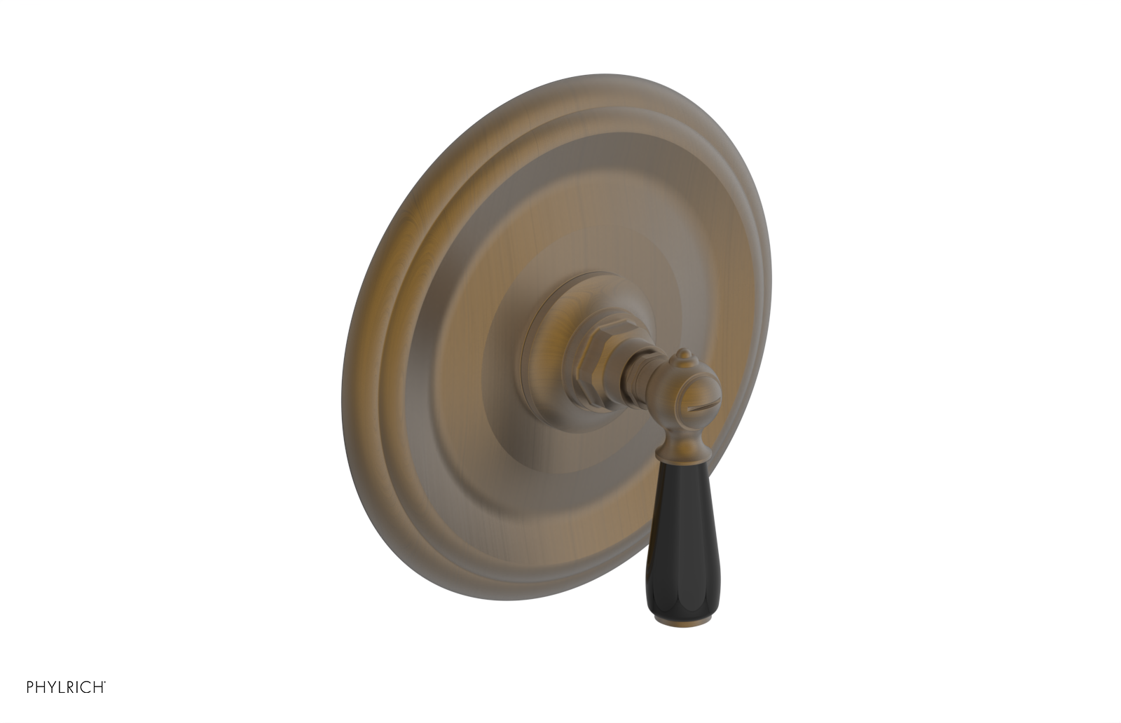 Phylrich Jamestown Thermostatic or Pressure Balance Shower Plate and Handle Trim