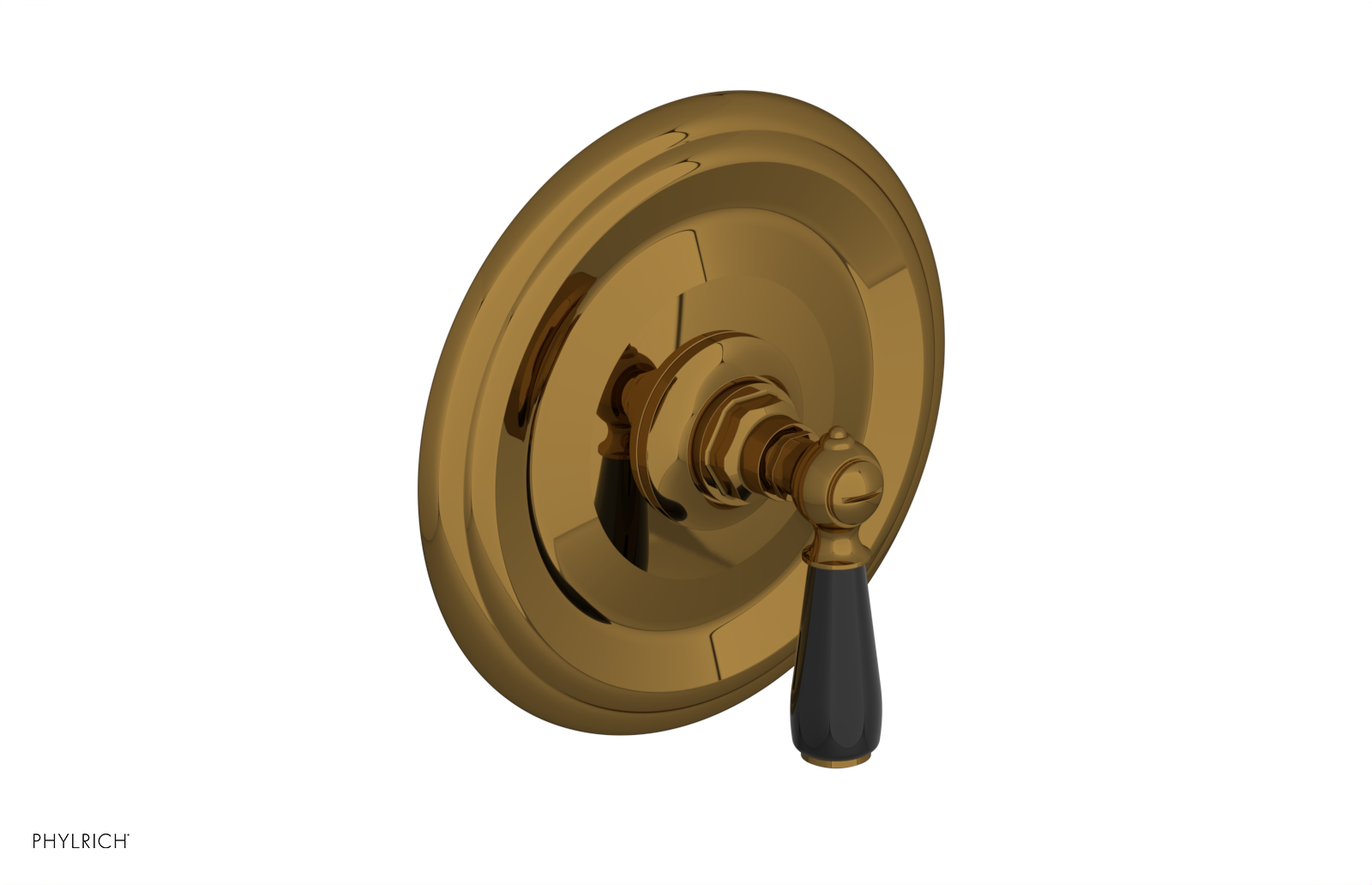 Phylrich Jamestown Thermostatic or Pressure Balance Shower Plate and Handle Trim