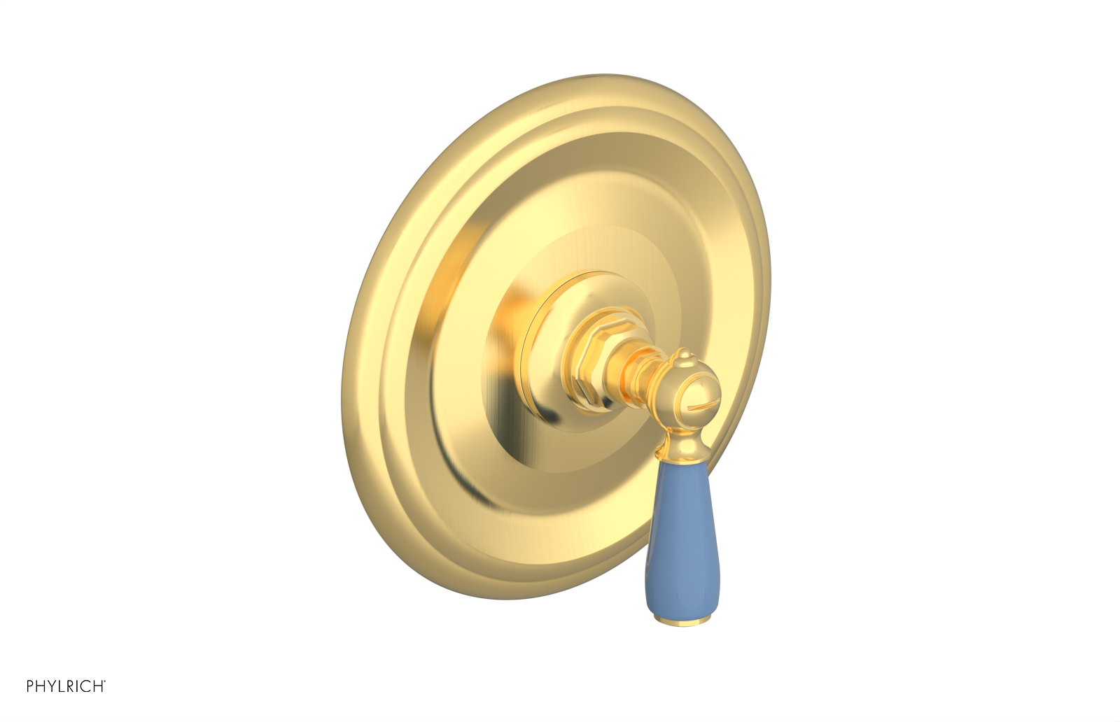 Phylrich Jamestown Thermostatic or Pressure Balance Shower Plate and Handle Trim