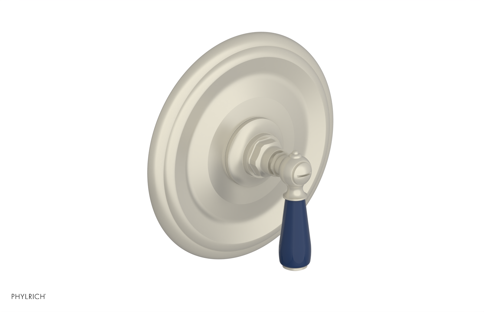 Phylrich Jamestown Thermostatic or Pressure Balance Shower Plate and Handle Trim