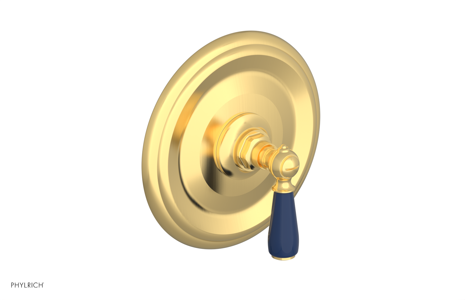 Phylrich Jamestown Thermostatic or Pressure Balance Shower Plate and Handle Trim