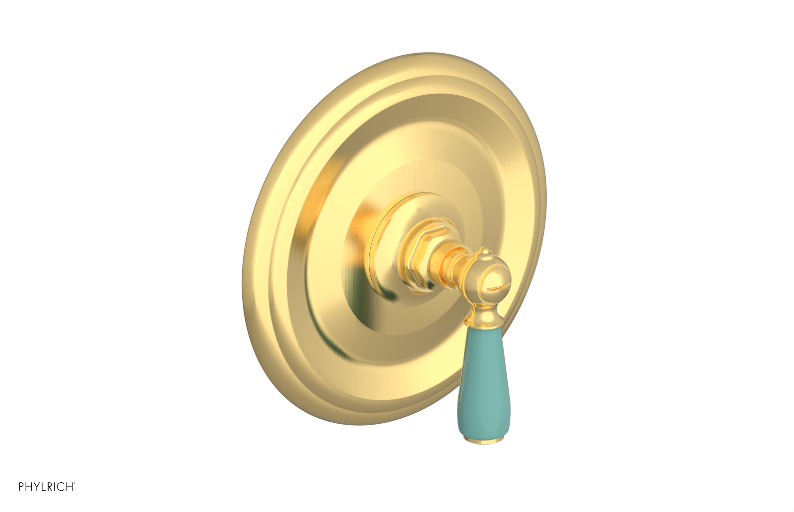 Phylrich Jamestown Thermostatic or Pressure Balance Shower Plate and Handle Trim