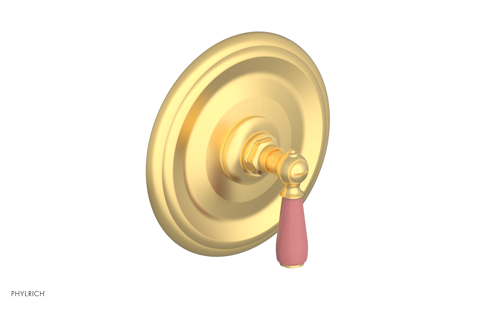 Phylrich Jamestown Thermostatic or Pressure Balance Shower Plate and Handle Trim