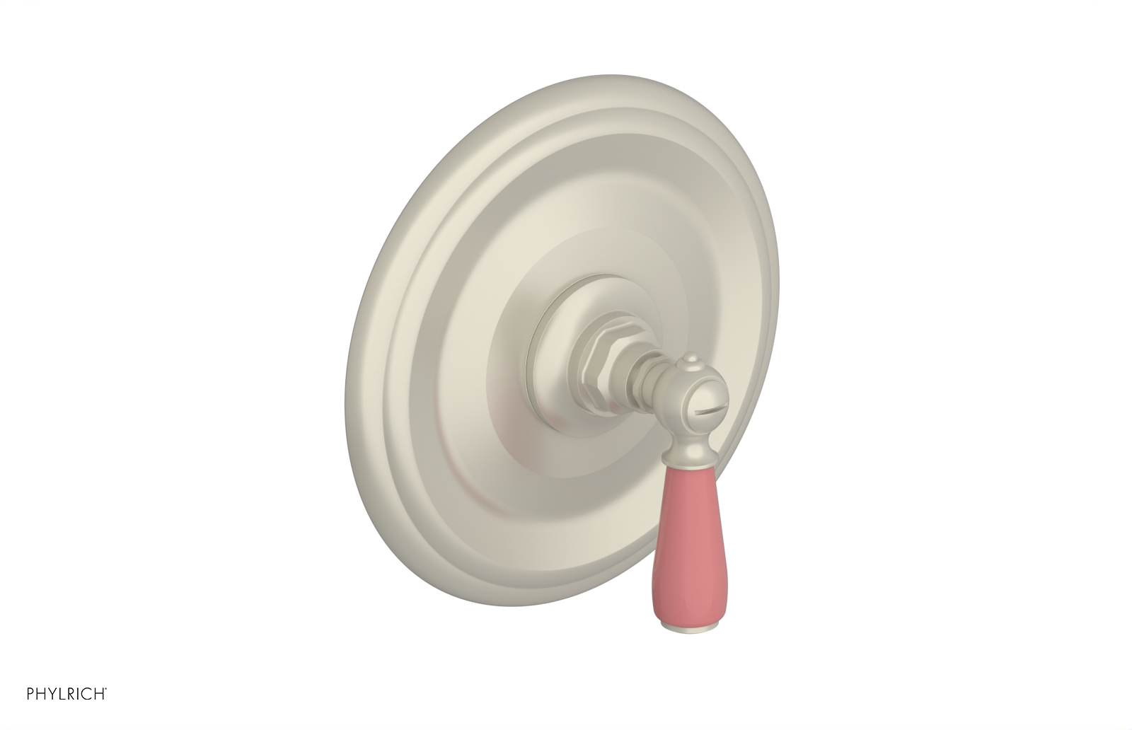 Phylrich Jamestown Thermostatic or Pressure Balance Shower Plate and Handle Trim