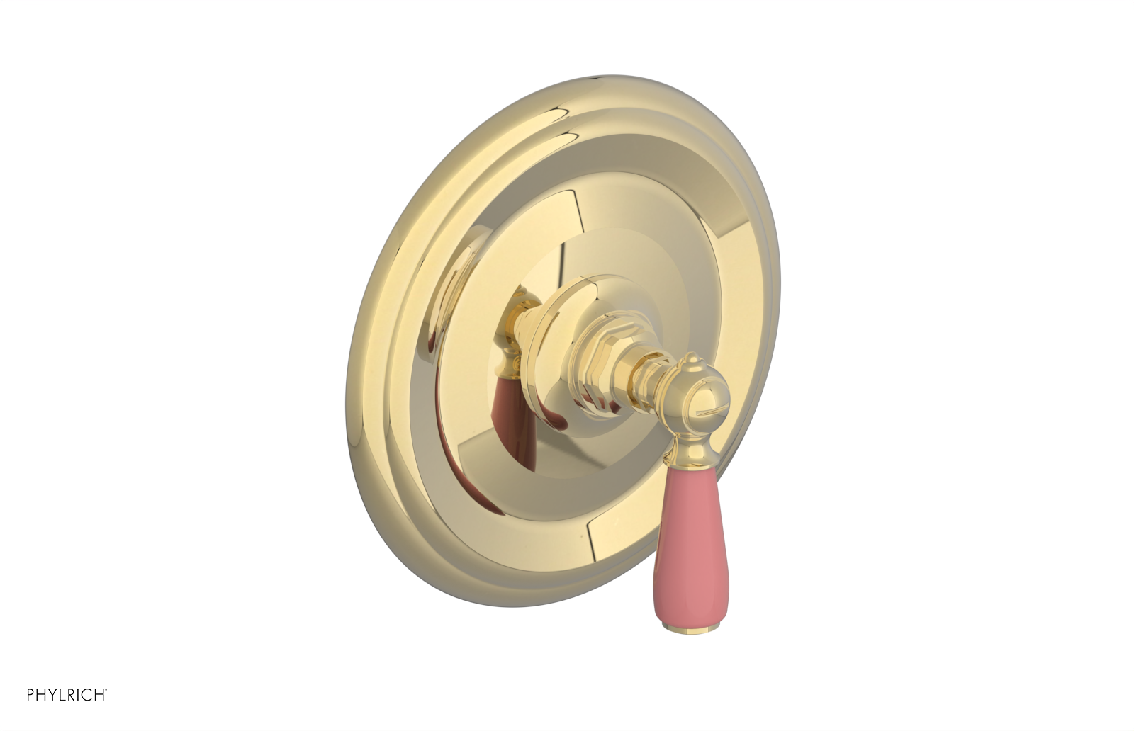 Phylrich Jamestown Thermostatic or Pressure Balance Shower Plate and Handle Trim