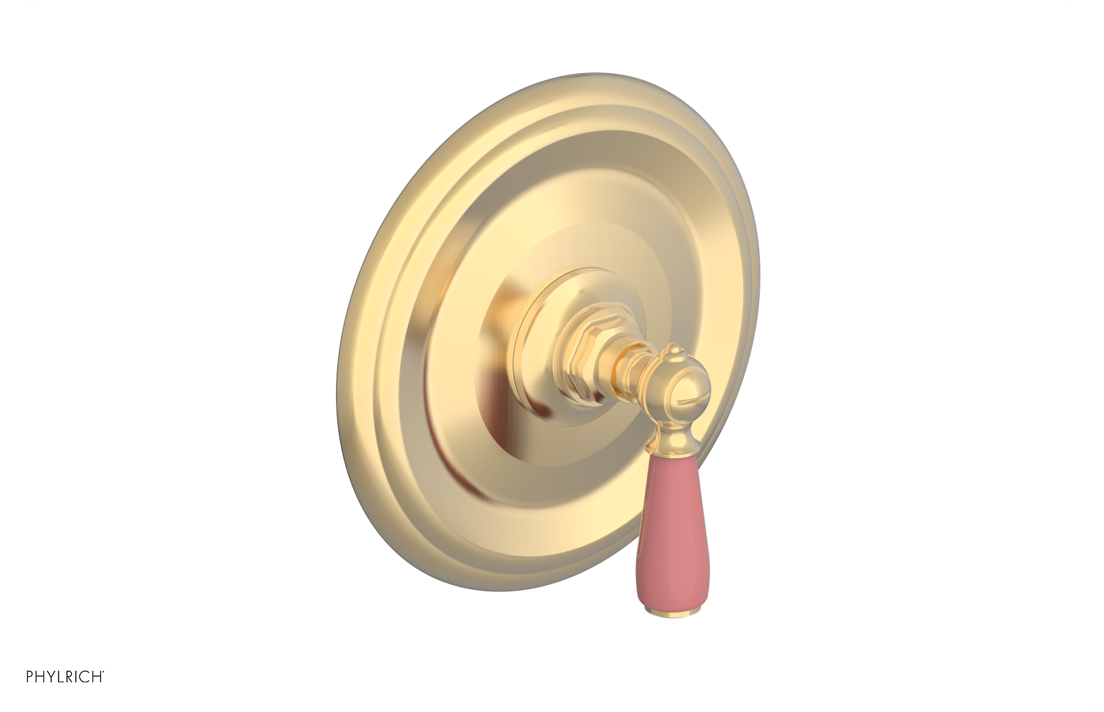 Phylrich Jamestown Thermostatic or Pressure Balance Shower Plate and Handle Trim