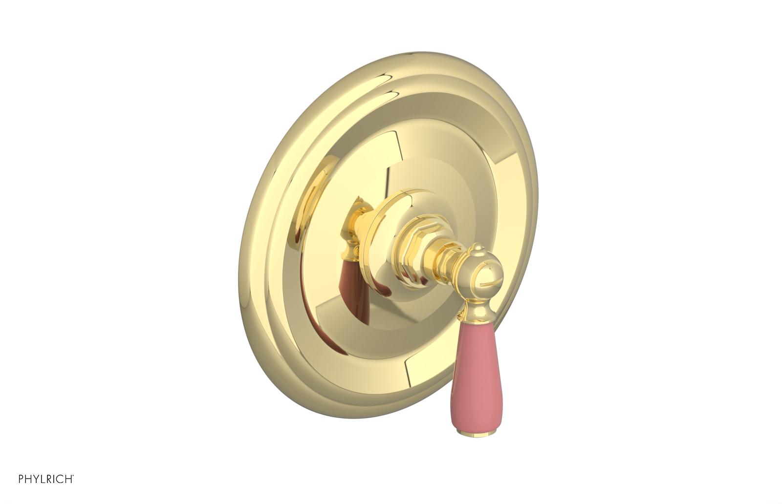 Phylrich Jamestown Thermostatic or Pressure Balance Shower Plate and Handle Trim