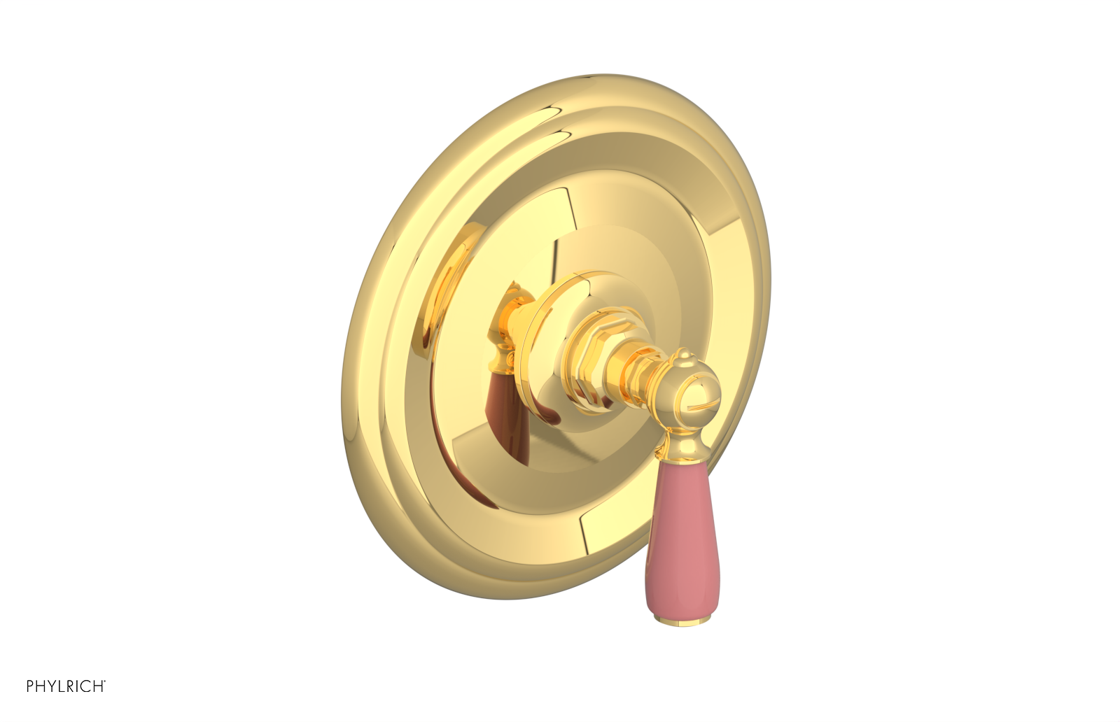 Phylrich Jamestown Thermostatic or Pressure Balance Shower Plate and Handle Trim