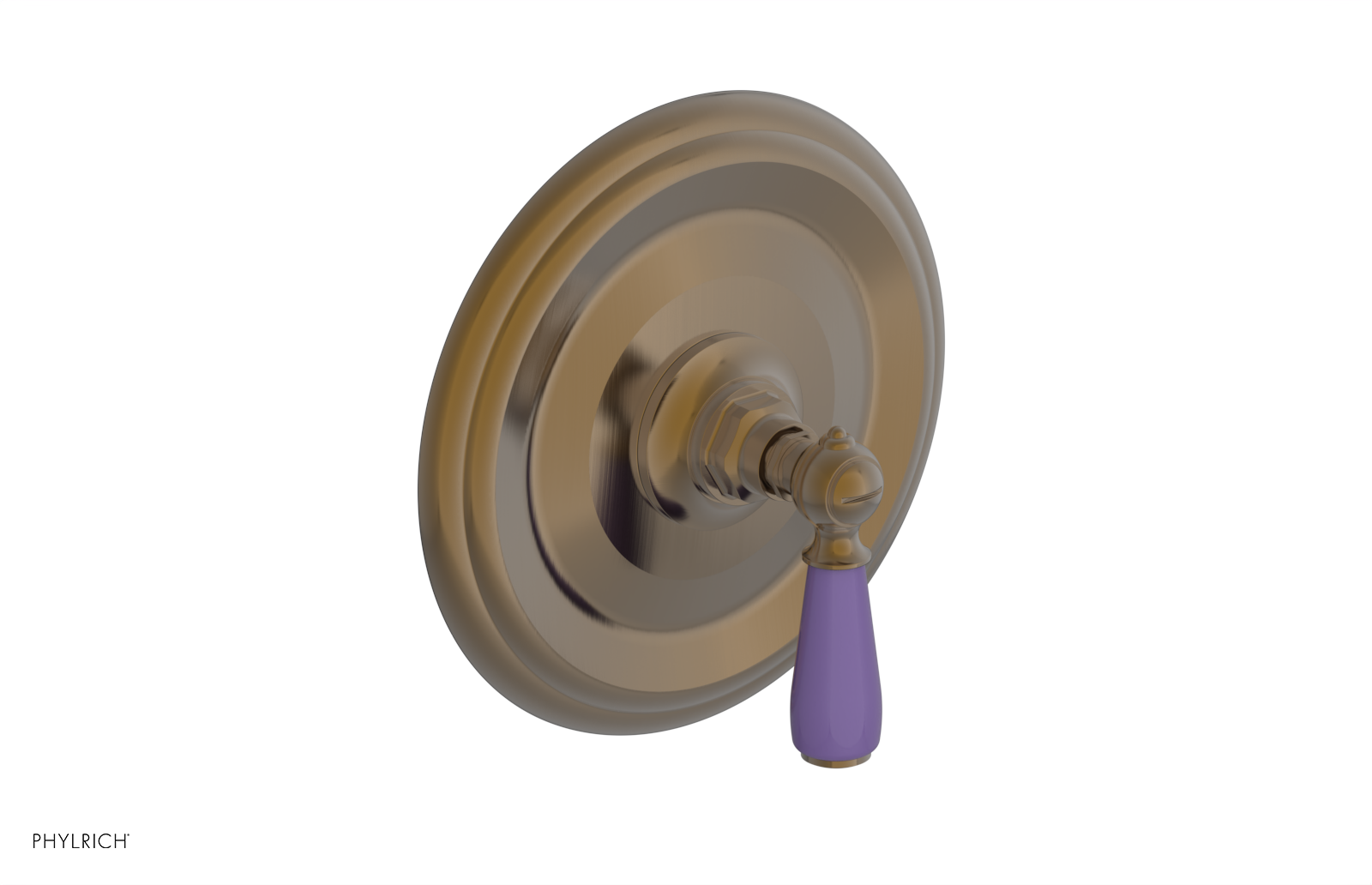 Phylrich Jamestown Thermostatic or Pressure Balance Shower Plate and Handle Trim